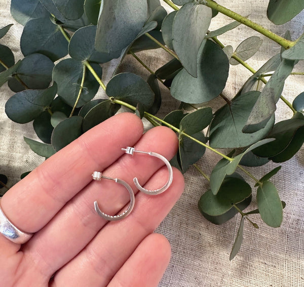 Silver/Gold Personalised Hoops