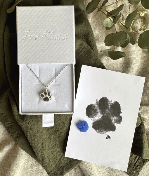 Pepper's Paw Print Necklace