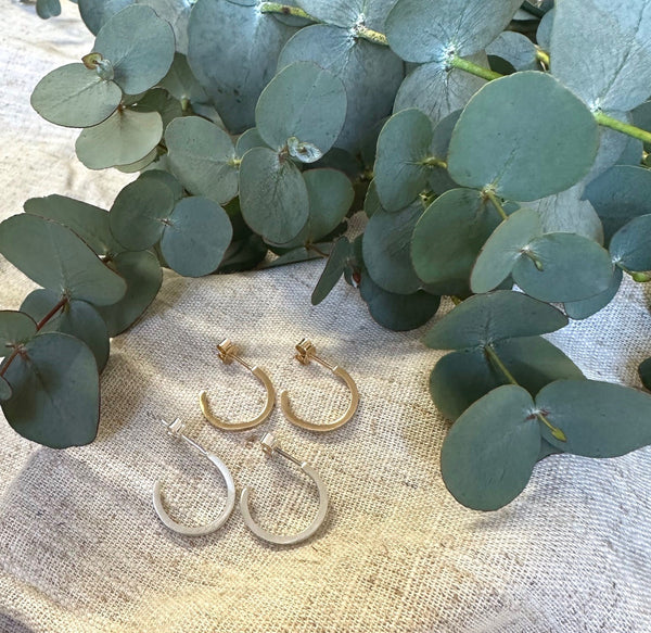 Silver/Gold Personalised Hoops