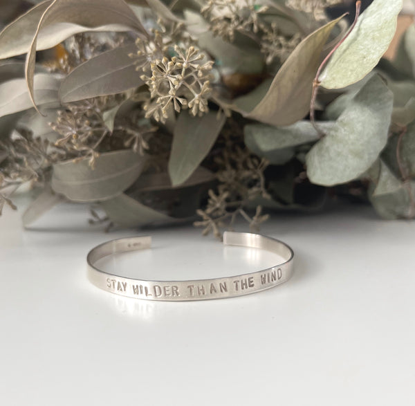 Silver Bangle - Stay Wilder Than The Wind