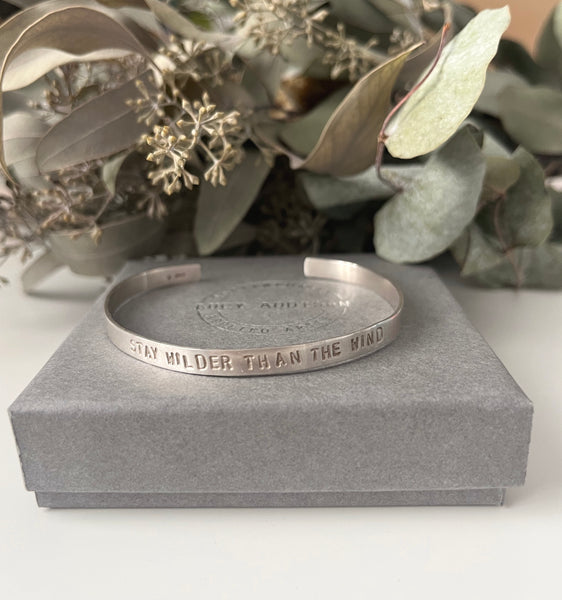 Silver Bangle - Stay Wilder Than The Wind