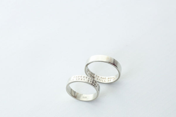 Medium Thick Silver Ring