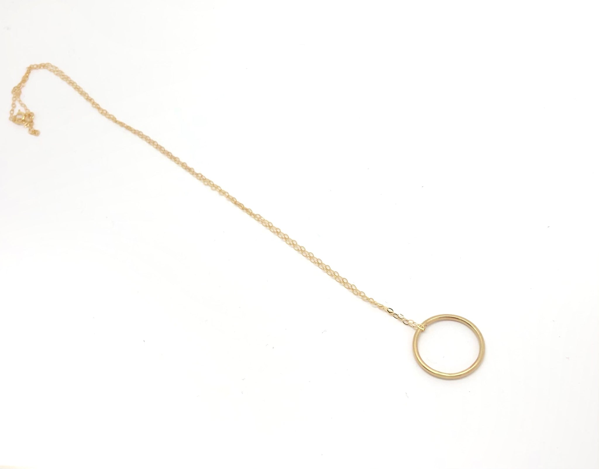 Gold Ring Necklace