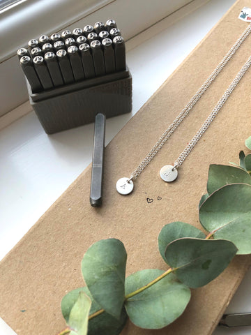 Silver Initial Necklace