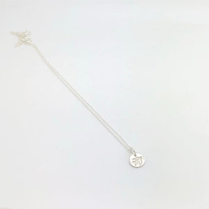 Circle Silver Swallow Necklace
