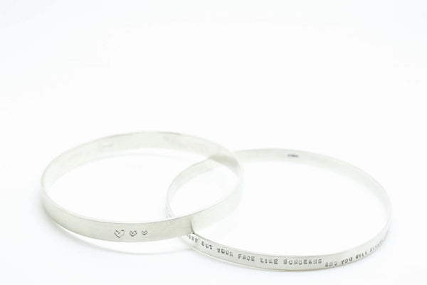 Full Silver Bangle